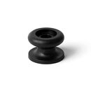 Rundknopf (Kunststoff) schwarz 20 mm