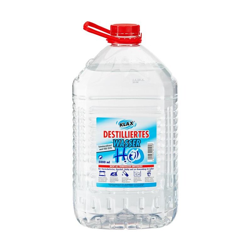 Klax - destilliertes Wasser 15 Liter
